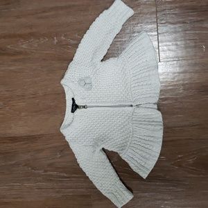 (3-6M) Cynthia Rowley Baby Crochet Flower Sparkly Knit Cottagecore Weave